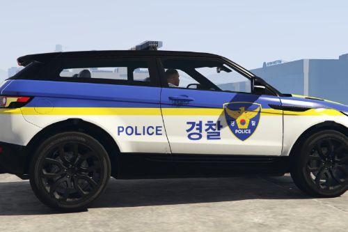 Range Rover Evoque: S.Korean Police